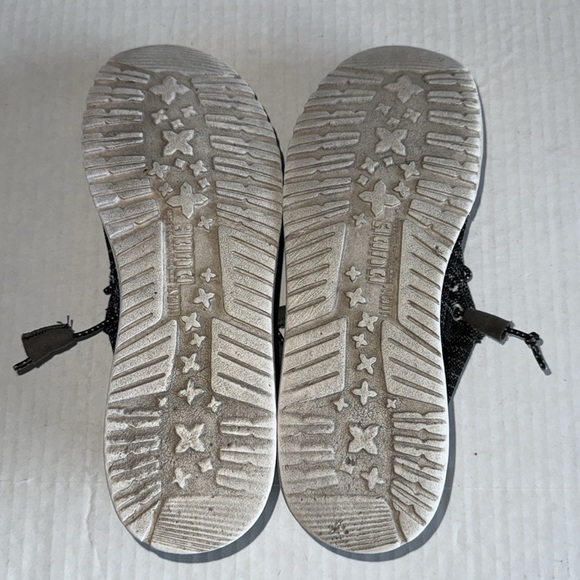 Hey Dude Wally Stretch Mix Marled Gray Slip On - Picture 7 of 8